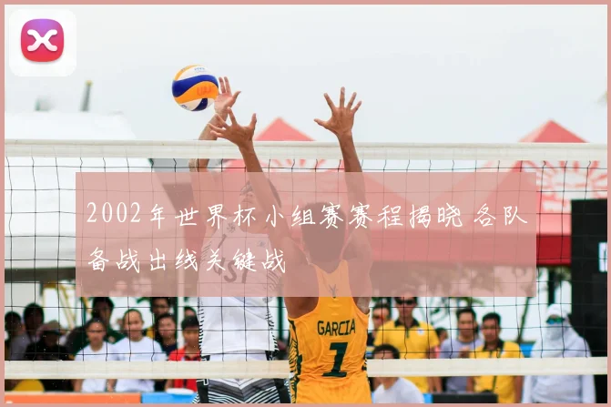 2002年世界杯小组赛赛程揭晓 各队备战出线关键战